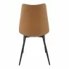 Moe's Home Collection Alibi Dining Chair in Tan - Set of Two - Back Angle - Moe's Home Collection Alibi Dining Chair in Tan - Set of Two - Back Angle