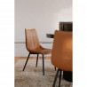 Moe's Home Collection Alibi Dining Chair in Tan - Set of Two - Lifestyle