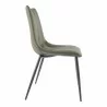 Moe's Home Collection Alibi Dining Chair in Dark Green - Set of Two - Side Angle - Moe's Home Collection Alibi Dining Chair in Dark Green - Set of Two - Side Angle