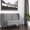 Sunpan Santos Two Seater Sofa - Chacha Grey - Lifestyle