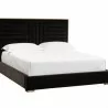 Sunpan Mabel Bed Queen in Abbington Charred Brown - Front Side Angle - Sunpan Mabel Bed Queen in Abbington Charred Brown - Front Side Angle