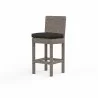Coronado Counter Stool in Spectrum Carbon w/ Self Welt - Front Side Angle - Coronado Counter Stool in Spectrum Carbon w/ Self Welt - Front Side Angle