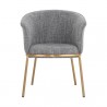 Sunpan Nadine Dining Chair Chacha Grey - Front Angle