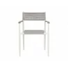 Sunpan Kona Stackable Dining Armchair White - Set of Two - Front Angle - Sunpan Kona Stackable Dining Armchair White - Set of Two - Front Angle