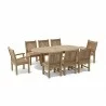 Anderson Teak Sahara 7-Piece Chairs and Bahama Oval 79" Ext. Outdoor Dining Set 2 - Anderson Teak Sahara 7-Piece Chairs and Bahama Oval 79" Ext. Outdoor Dining Set 2