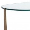 Sunpan Juliane Console Table - Closeup Top Angle