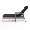 Laguna Chaise Lounge in Spectrum Carbon, No Welt Side Angle