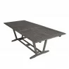 Renaissance Outdoor Hand-scraped Wood Patio Dining Extension Table - Renaissance Outdoor Hand-scraped Wood Patio Dining Extension Table