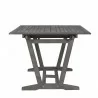 Vifah Renaissance Outdoor Hand-scraped Wood Patio Dining Table - Side - Vifah Renaissance Outdoor Hand-scraped Wood Patio Dining Table - Side