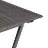 Vifah Renaissance Outdoor Hand-scraped Wood Patio Dining Table - Edge Close-Up