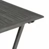 Vifah Renaissance Outdoor Hand-scraped Wood Patio Dining Table - Edge Close-Up - Vifah Renaissance Outdoor Hand-scraped Wood Patio Dining Table - Edge Close-Up
