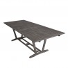 Renaissance Outdoor Hand-scraped Wood Patio Dining Extension Table