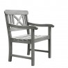 Renaissance Outdoor Hand-scraped Wood Patio Dining Chair