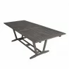 Renaissance Outdoor Wood Patio Extendable Dining Table - Angled - Renaissance Outdoor Wood Patio Extendable Dining Table - Angled