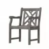 Renaissance Outdoor Hand-scraped Wood Patio Dining Chair - Renaissance Outdoor Hand-scraped Wood Patio Dining Chair