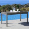 Renaissance Outdoor Hand-scraped Wood Patio Dining Table - Lifestyle