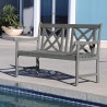 Renaissance Outdoor Hand-scraped Wood Patio  4-foot Bench