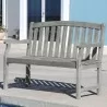 Renaissance Outdoor Hand-scraped Wood Patio Bench - Renaissance Outdoor Hand-scraped Wood Patio Bench