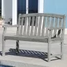 Renaissance Outdoor Hand-scraped Wood Patio 4-foot Bench - Renaissance Outdoor Hand-scraped Wood Patio 4-foot Bench