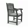Renaissance Outdoor Hand-scraped Wood Patio Dining Chair - White BG - Renaissance Outdoor Hand-scraped Wood Patio Dining Chair - White BG
