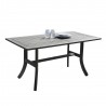 Renaissance Outdoor Patio Hand-scraped Wood  Dining Table - White BG