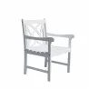 Bradley Outdoor Wood Patio Dining Chair - Bradley Outdoor Wood Patio Dining Chair