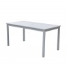 Bradley Outdoor Wood Patio Dining Table - White BG