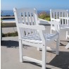 Bradley Outdoor Wood Patio Dining Chair