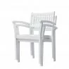Bradley Outdoor Patio Wood Dining Chairs - Stacked - Bradley Outdoor Patio Wood Dining Chairs - Stacked