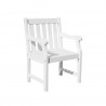 Bradley Outdoor  Wood Patio Dining Chair