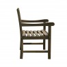 Renaissance Eco-friendly Outdoor Hand-scraped Hardwood Garden Arm Chair