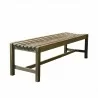 Renaissance Eco-friendly 5-foot Backless Outdoor Hand-scraped Hardwood Garden Bench - Angled - Renaissance Eco-friendly 5-foot Backless Outdoor Hand-scraped Hardwood Garden Bench - Angled