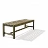 Renaissance Eco-friendly 5-foot Backless Outdoor Hand-scraped Hardwood Garden Bench - Renaissance Eco-friendly 5-foot Backless Outdoor Hand-scraped Hardwood Garden Bench