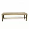 Renaissance Eco-friendly 5-foot Backless Outdoor Hand-scraped Hardwood Garden Bench - Front - Renaissance Eco-friendly 5-foot Backless Outdoor Hand-scraped Hardwood Garden Bench - Front
