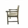 Renaissance Eco-friendly 4-foot Outdoor Hand-scraped Hardwood Garden Bench - Side - Renaissance Eco-friendly 4-foot Outdoor Hand-scraped Hardwood Garden Bench - Side