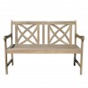 Renaissance Eco-friendly 4-foot Outdoor Hand-scraped Hardwood Garden Bench - Front