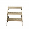 Renaissance Eco-friendly Hand-scraped Hardwood Three-Layer Garden Planter Stand