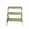 Renaissance Eco-friendly Hand-scraped Hardwood Three-Layer Garden Planter Stand - Renaissance Eco-friendly Hand-scraped Hardwood Three-Layer Garden Planter Stand