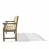 Renaissance Eco-friendly 4-foot Outdoor Hand-scraped Hardwood Garden Bench - Side - Renaissance Eco-friendly 4-foot Outdoor Hand-scraped Hardwood Garden Bench - Side