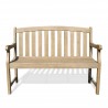 Renaissance Eco-friendly 4-foot Outdoor Hand-scraped Hardwood Garden Bench - Front