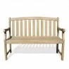Renaissance Eco-friendly 4-foot Outdoor Hand-scraped Hardwood Garden Bench - Front - Renaissance Eco-friendly 4-foot Outdoor Hand-scraped Hardwood Garden Bench - Front