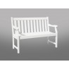 Bradley Eco-friendly 4-foot Outdoor White Wood Garden Bench