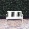 Bradley Eco-friendly 4-foot Outdoor White Wood Garden Bench