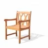 Malibu Eco-friendly Outdoor Hardwood Garden Arm Chair - Malibu Eco-friendly Outdoor Hardwood Garden Arm Chair