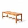 Malibu Eco-friendly 4-foot Backless Outdoor Hardwood Garden Bench - Malibu Eco-friendly 4-foot Backless Outdoor Hardwood Garden Bench