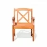 Malibu Eco-friendly Outdoor Hardwood Garden Arm Chair - Malibu Eco-friendly Outdoor Hardwood Garden Arm Chair