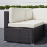 VeniceClassic Outdoor Wicker Sectional Sofa - Side