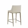 Sunpan Dionne Counter Stool in Monument Oatmeal - Back Side Angle - Sunpan Dionne Counter Stool in Monument Oatmeal - Back Side Angle
