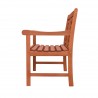 Malibu Outdoor Wood Patio Extendable Dining Chair 