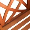 Malibu Outdoor  Wood Patio Dining Chair - Seat Close-Up - Malibu Outdoor  Wood Patio Dining Chair - Seat Close-Up